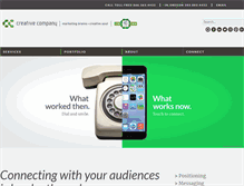 Tablet Screenshot of creativeco.com
